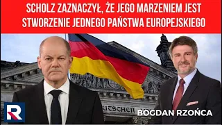 Rzońca: Marzeniem Scholz'a jest stworzenie jednego państwa europejskiego | Polska Na Dzień Dobry