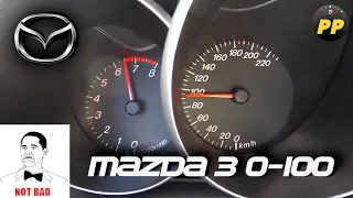 Mazda 3 BK 1.6i 105HP - ACCELERATION 0-100 Km/h (manual + hatchback) 0-60 mph