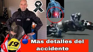 Detalles del accidente de Raúl Torras Martínez, piloto de moto español