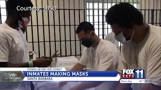 Santa Barbara County inmates help making masks for public