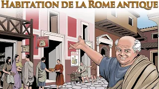 Où habitaient les citoyens romains? Villa, domus, insula