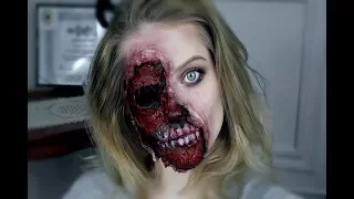 Zombie makeup // SFX TUTORIAL // quick and easy