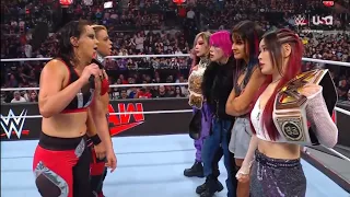 Katana Chance & Kayden Carter vs Zoey Stark & Shayna Baszler: Raw March 4 2024