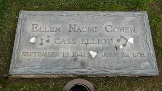 Singer Cass Elliot Grave Mount Sinai Cemetery Los Angeles California USA January 19, 2022