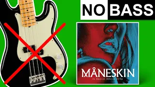 Fear for Nobody - Måneskin | No Bass (Play Along)