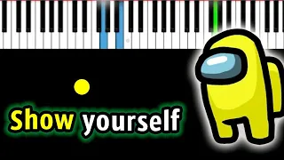 CG5 - Show yourself (Among Us) 🇺🇸 ENG VERSION 🇺🇸 | Piano_Tutorial | Разбор | КАРАОКЕ | НОТЫ + MIDI