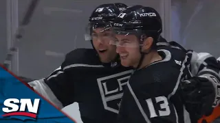 Kings' Alex Iafallo Roofs Home Off Terrific Feed From Gabriel Vilardi vs. Canadiens