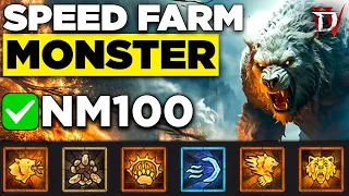 Druid = Endgame Monster - T100 Speed Farm in Diablo 4