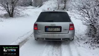 Audi launch control snow- Audi S6 4B C5 - Quattro time