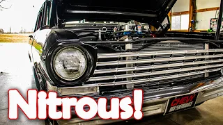 Big Block Nova on the Hub Dyno with NITROUS!