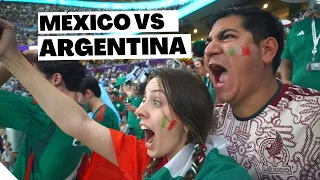 Reacción a MÉXICO vs ARGENTINA desde el estadio (Copa del mundo Qatar 2022)