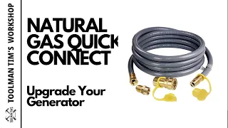 QUICK CONNECT HOOK UP FOR NATURAL GAS GENERATOR - Firman Trifuel