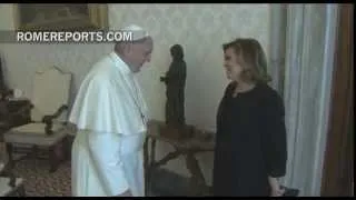 Pope Francis meets with the Grand Duchess of Luxembourg | Pope