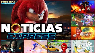 NOTICIAS EXPRESS | Estreno de KNUCKLES | KEANU REEVES será SHADOW en SONIC 3 | Campaña FEARLESS