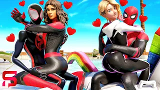 Miles Morales & Spider-Man SWITCH GIRLFRIENDS for 24 HOURS.... Fortnite