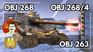 Obj. 268 • Obj. 268v4 • Obj. 263 | STALIN Power | WOT Blitz Ace Mastery Gameplay