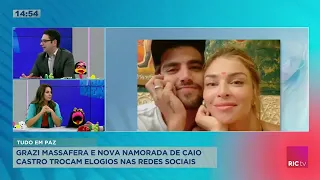 Grazi Massafera e nova namorada de Caio Castro trocam elogios nas redes sociais