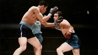 PRIME LOUIS! Joe Louis vs. Nathan Mann (23.2.1938) - Fight Highlights Colorized