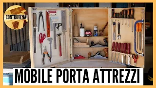 Mobile PORTA ATTREZZI a 3 scomparti - Riorganizzare il LAB #5 - Falegnameria, fai da te, legno