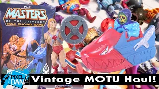 HUGE Masters of the Universe Vintage Toy Haul! | MOTU Figures, Rare Merch, & Accessories