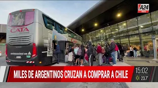 🛒 Alrededor de 40 mil mendocinos cruzan a hacer compras a Chile