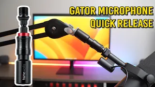 Gator Frameworks GFW-MIC-QRTOP Microphone Quick-release Review: Easy Mic Attachment & Removable