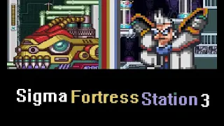 Mega Man X Sigma Fortress Station 3 MMX3 Style