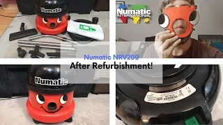 Numatic NRV200 - Fully Refurbished, After Video! Have I fixed the AWFUL motor noise?