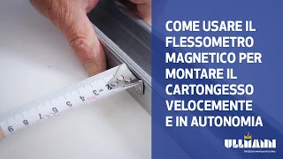 Come usare il flessometro magnetico per montare il cartongesso velocemente e in autonomia