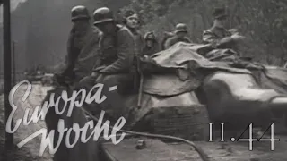 TANK BATTLE IN BUDAPEST - German Newsreel Europa Woche Nr. 90 1944