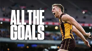 Every One Of Hawthorn's Goals Against The Lions! - Round 13, 2023