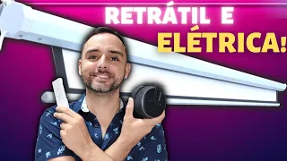 Tela de Projeção ELÉTRICA e RETRÁTIL Nicer - TOP Custo Benefício