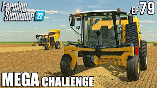 Massive PLOWING and STRAW Operation with VERMEER | MEGA Challenge | Farming Simulator 22 #79