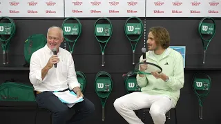 Stefanos Tsitsipas and Aryna Sabalenka on the Blade v9 and Beyond