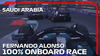 F1 2023 - Fernando Alonso's Onboard Race at Jeddah - Saudi Arabian GP 2023 ( F1 22 Gameplay )