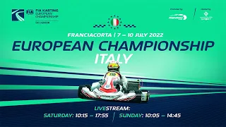 FIA Karting European Championship 2022 Junior / OK, Round 4 - Franciacorta / Italy(Sunday)