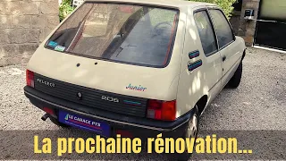 PRÉSENTATION RÉNOVATION - PEUGEOT 205 JUNIOR 1L 4vitesses 1990