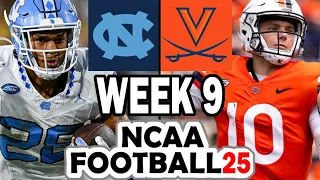 North Carolina at Virginia - Week 9 Simulation (2024 Rosters for NCAA 14)