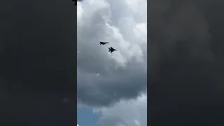 F-15C Eagle 2 ship LA ANG Dayton Airshow