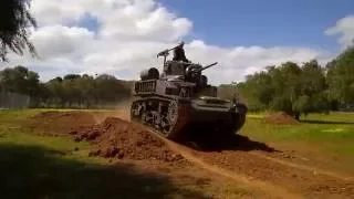 M3A1 Stuart Tank Driving Demonstration