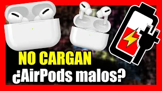 😱No me CARGAN mis AirPods ¿Cómo SOLUCIONAR ese PROBLEMA con cualquier AirPods?