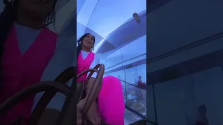 Bianca Belair Slides Down The World's Tallest Building In Dubai! #Shorts