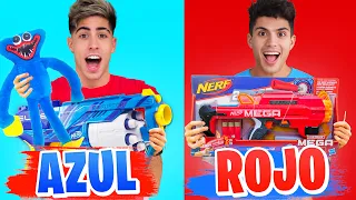 24 HORAS COMPRANDO TODO AZUL Y ROJO !!