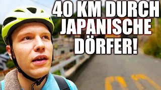 40 km mit dem Fahrrad durch japanische Dörfer und nette Japaner getroffen! - Japan Vlog