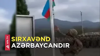 Separatçıların bayrağı ayaqlar altına atıldı, Azərbaycan bayrağı ucaldıldı - APA TV