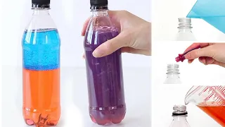 How to Make Colour Mixing Sensory Bottles