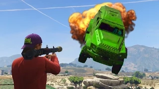 RPG vs ARMOURED CARS! (GTA 5 Online)