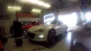2016 BRZ with exhaust and intake dyno pull #1