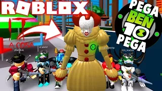 ROBLOX ! -MINIGAME COM IT A COISA - PENNYWISE CONTRA TODOS NO BEN 10 ARRIVAL OF ALIENS !