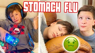 TWIN FAKES SICK TO SKIP SCHOOL TO BE HOME WITH OTHER TWIN WHO REALLY IS SICK | SENT HOME SICK